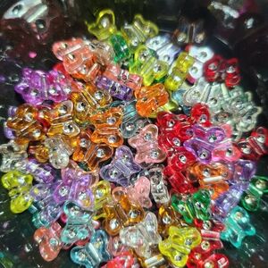 Vibrant Butterfly Beads